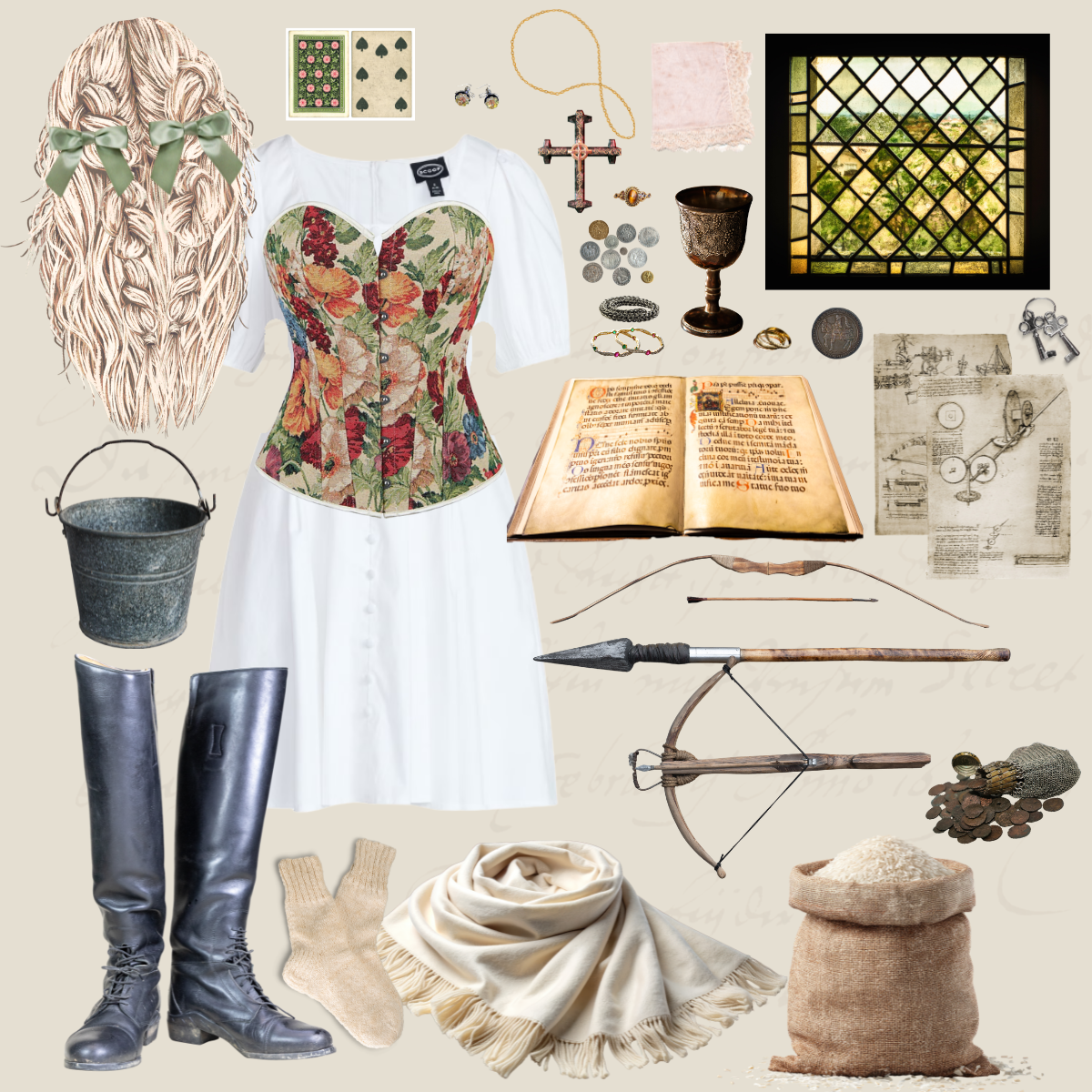 Y2K Medieval Moodboard